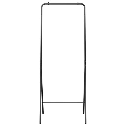 Clothes Rack Black 60 x 53 x 155 cm Steel