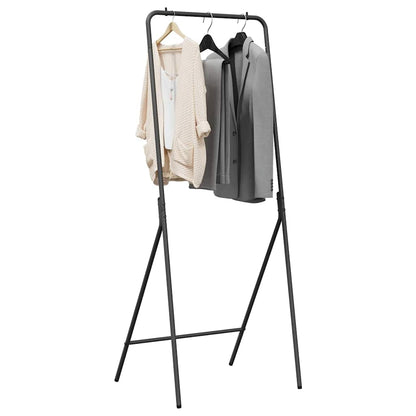 Clothes Rack Black 60 x 53 x 155 cm Steel