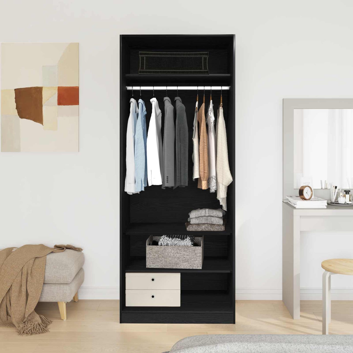 Wardrobe Artisan Oak 80 x 50 x 200 cm Engineered Wood