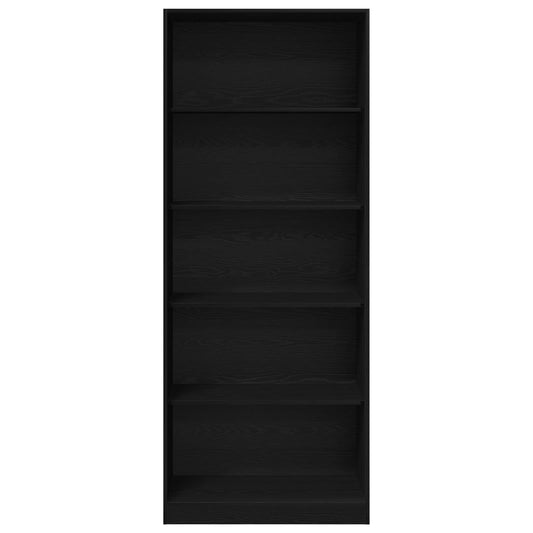 Wardrobe Black Oak 80 x 50 x 200 cm Engineered Wood