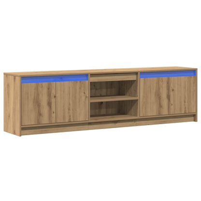 TV Units 2 pcs Brown 180 x 34 x 50 cm Engineered wood