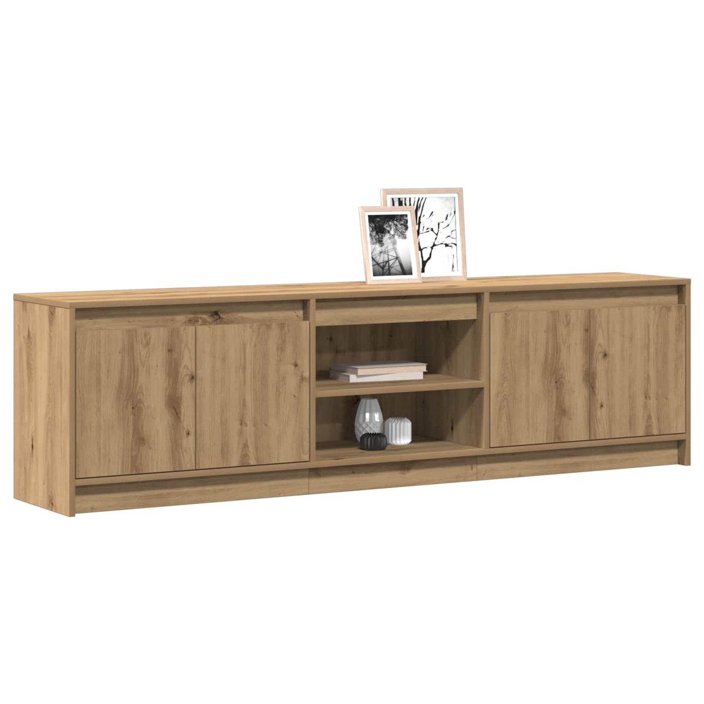 TV Units 2 pcs Brown 180 x 34 x 50 cm Engineered wood