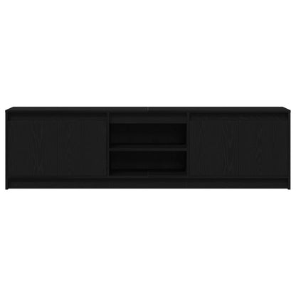 TV Units 2 pcs Black 180 x 34 x 50 cm Engineered wood