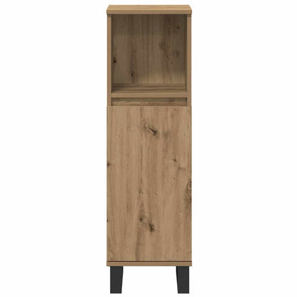 Bathroom Furniture Set with Storage 3 pcs Brown Engineered wood