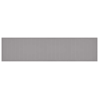 Garden Table Light Grey 400 x 100 x 73 cm Poly Rattan