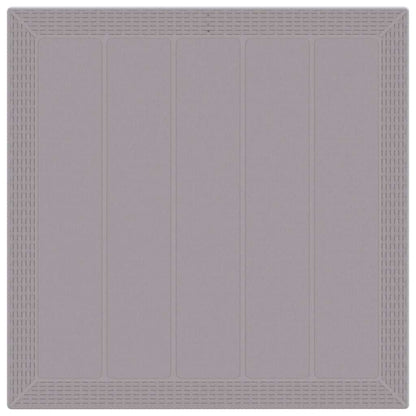 Garden Dining Set 5 pcs Light Grey Polypropylene