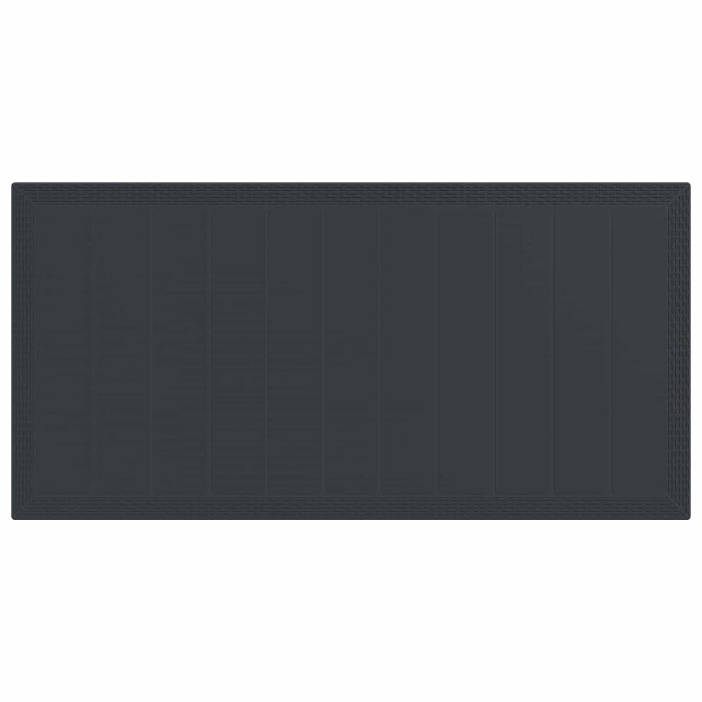 Garden Dining Set 9 pcs Anthracite Polypropylene