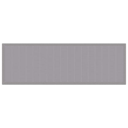 Garden Dining Set with Cushion 13 pcs Light Grey Poly rattan