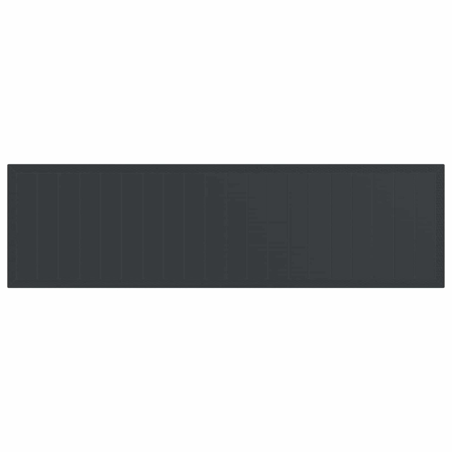 Garden Dining Set 15 pcs Anthracite Polt rattan
