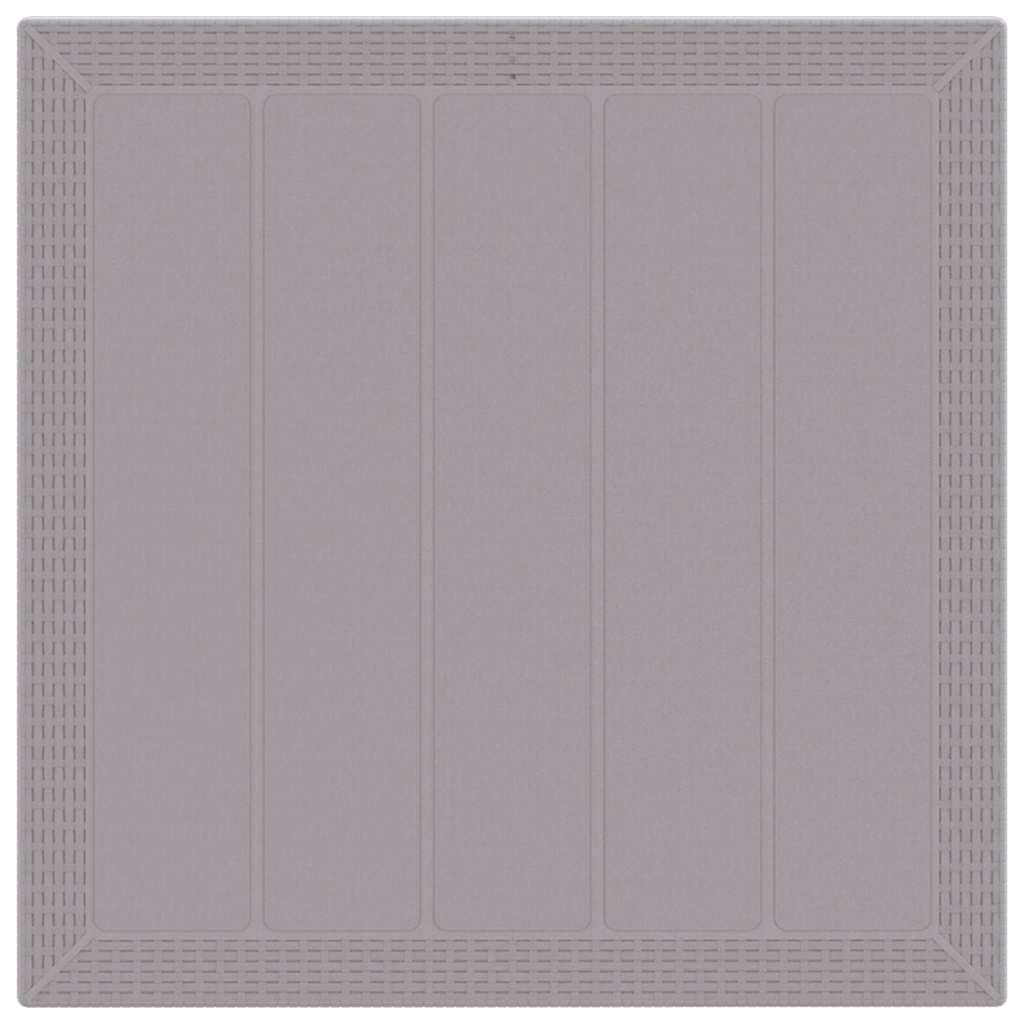 Garden Dining Set 3 pcs Light Grey Polypropylene
