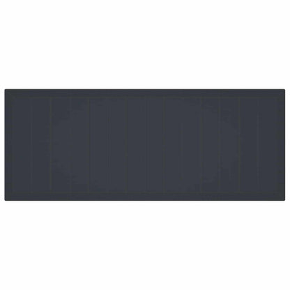 Garden Dining Set 9 pcs Anthracite Polypropylene