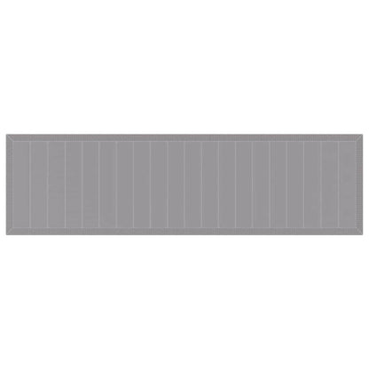 Garden Dining Set 13 pcs Light Grey Polt rattan