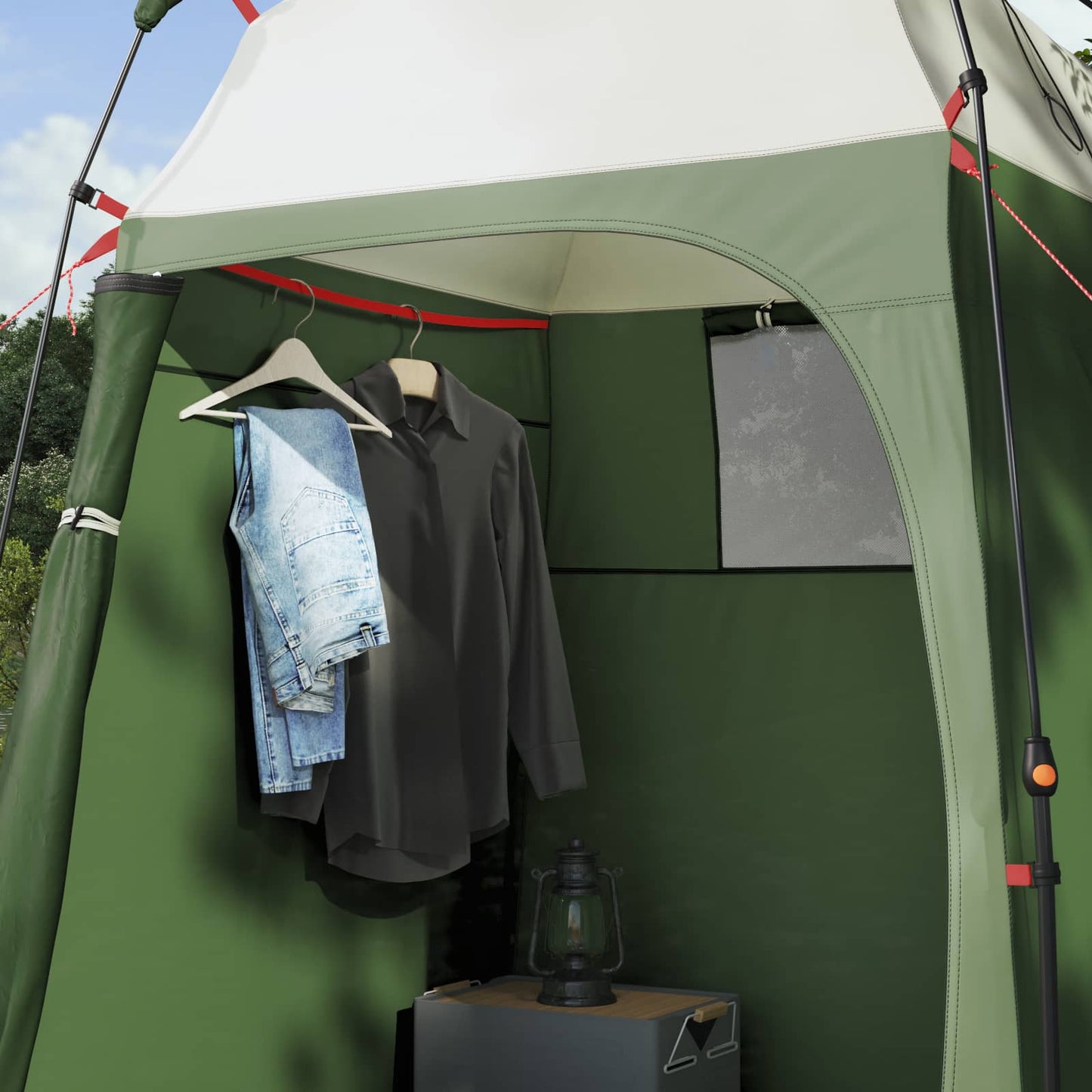 Instant Tent 2-Person Quick-Release Green 160 x 160 x 227 cm