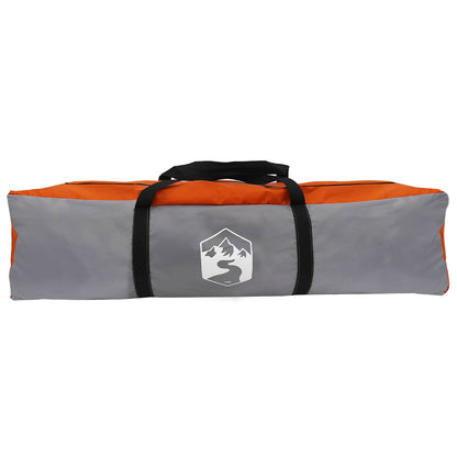 Instant Tent 2-Person Quick-Release with Roof Grey and Orange