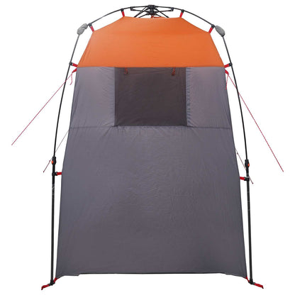 Instant Tent 2-Person Quick-Release with Roof Grey and Orange