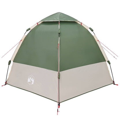 Instant Tent with Rainfly 4-Person Quick-Release Green