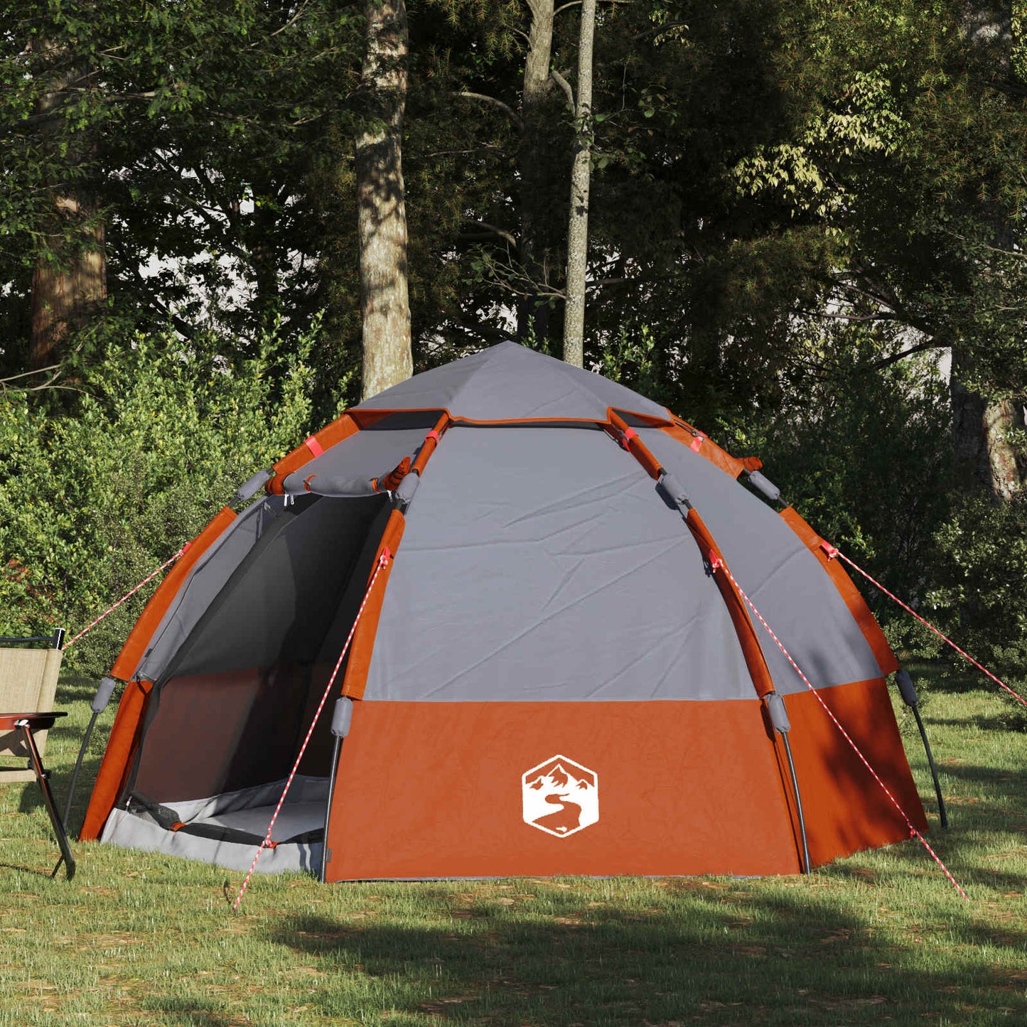 Instant Tent with Rainfly 4-Person Quick-Release 185T Polyester