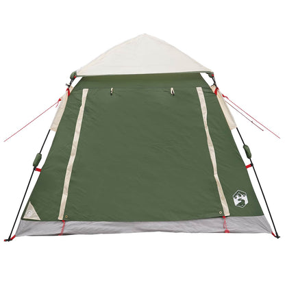 Instant Tent with Rainfly 3-Person Quick-Release Green