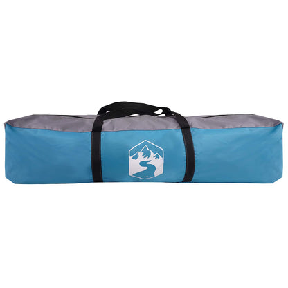 Instant Tent with Rainfly 3-Person Quick-Release with Roof Blue