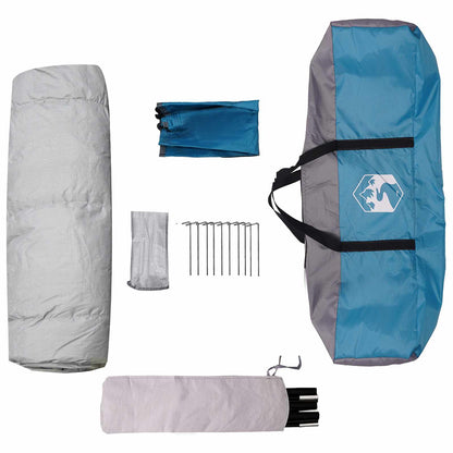 Instant Tent with Rainfly 3-Person Quick-Release with Roof Blue