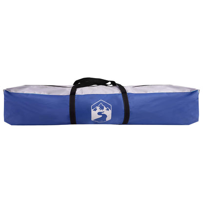 Instant Tent 4-Person Quick-Release Azure Blue 185T Polyester