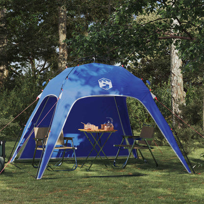 Instant Tent 4-Person Quick-Release Azure Blue 185T Polyester