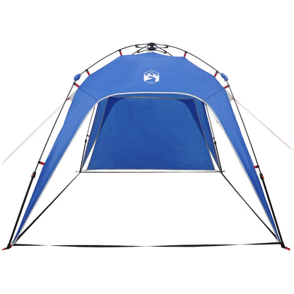 Instant Tent 4-Person Quick-Release Azure Blue 185T Polyester