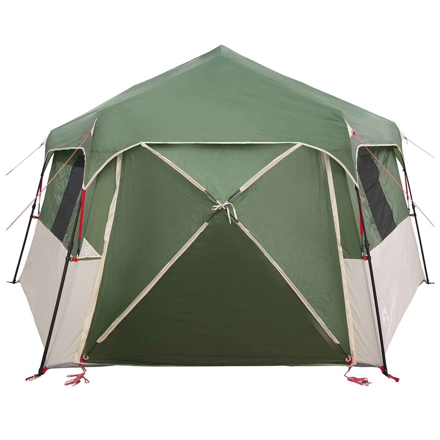 Instant Tent with Rainfly 12-Person Quick-Release Green