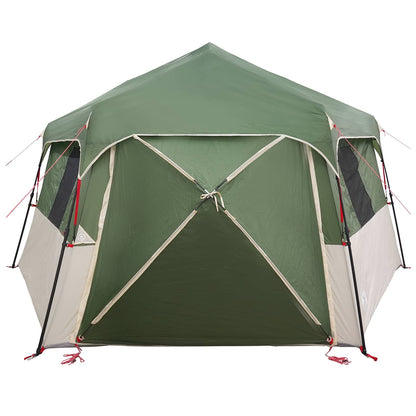 Instant Tent with Rainfly 12-Person Quick-Release Green