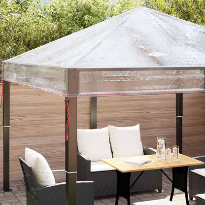 Gazebo Cover Replacement 300 x 300 x 26 cm Transparent PVC