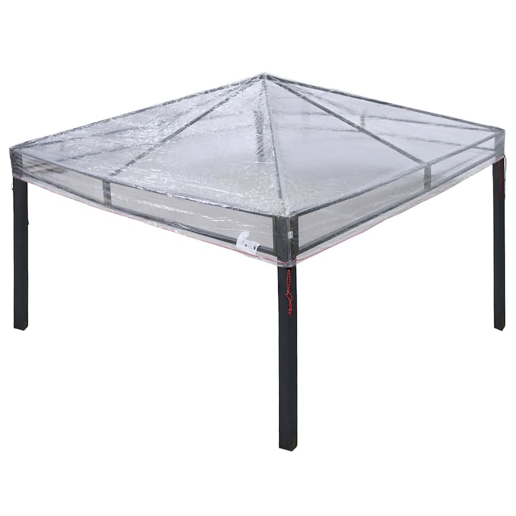 Gazebo Cover Replacement 300 x 300 x 26 cm Transparent PVC
