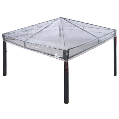 Gazebo Cover Replacement 300 x 300 x 26 cm Transparent PVC