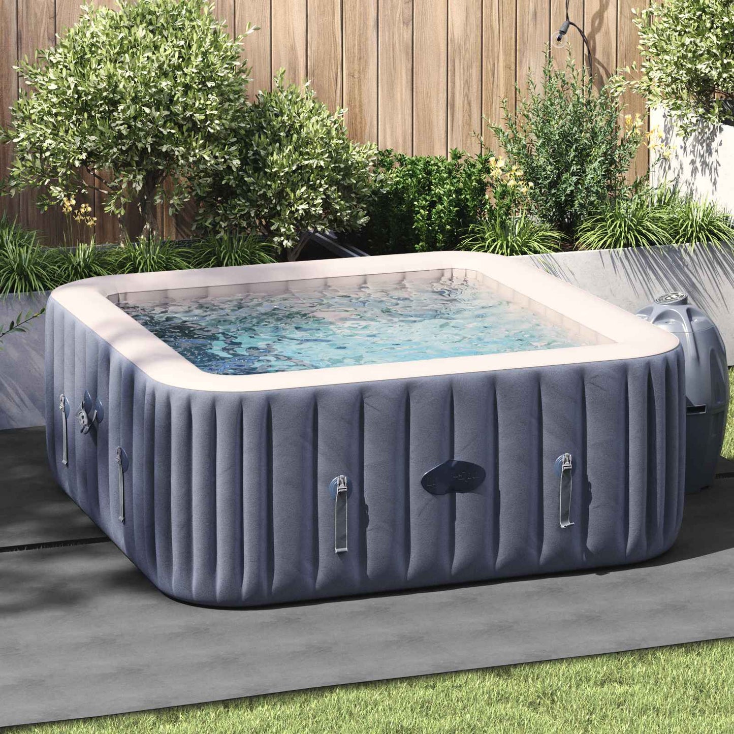 Pool Ground Sheet Light Grey 274 x 274 x 0.1 cm