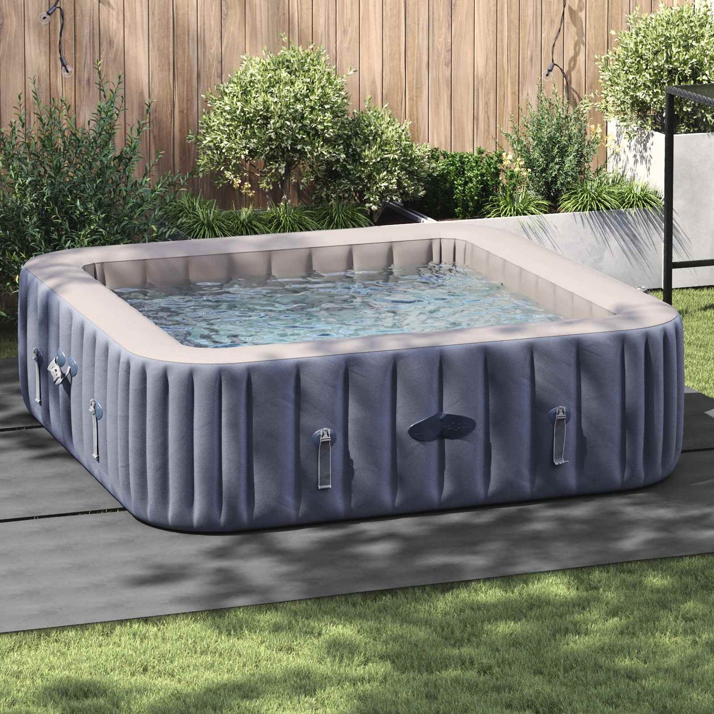 Pool Ground Sheet Light Grey 396 x 396 x 0.1 cm