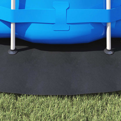 Pool Ground Sheet Folding Black Ø 366 cm Non-woven Fabric