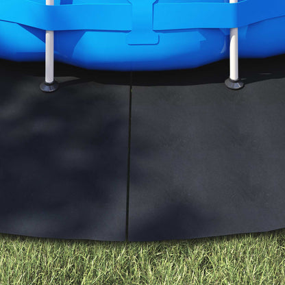 Pool Ground Sheet Folding Black Ø 500 cm Non-woven Fabric