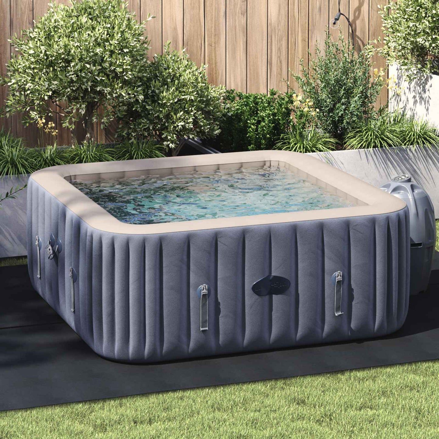 Pool Ground Sheet Black 300 x 220 x 0.1 cm Non-woven Fabric