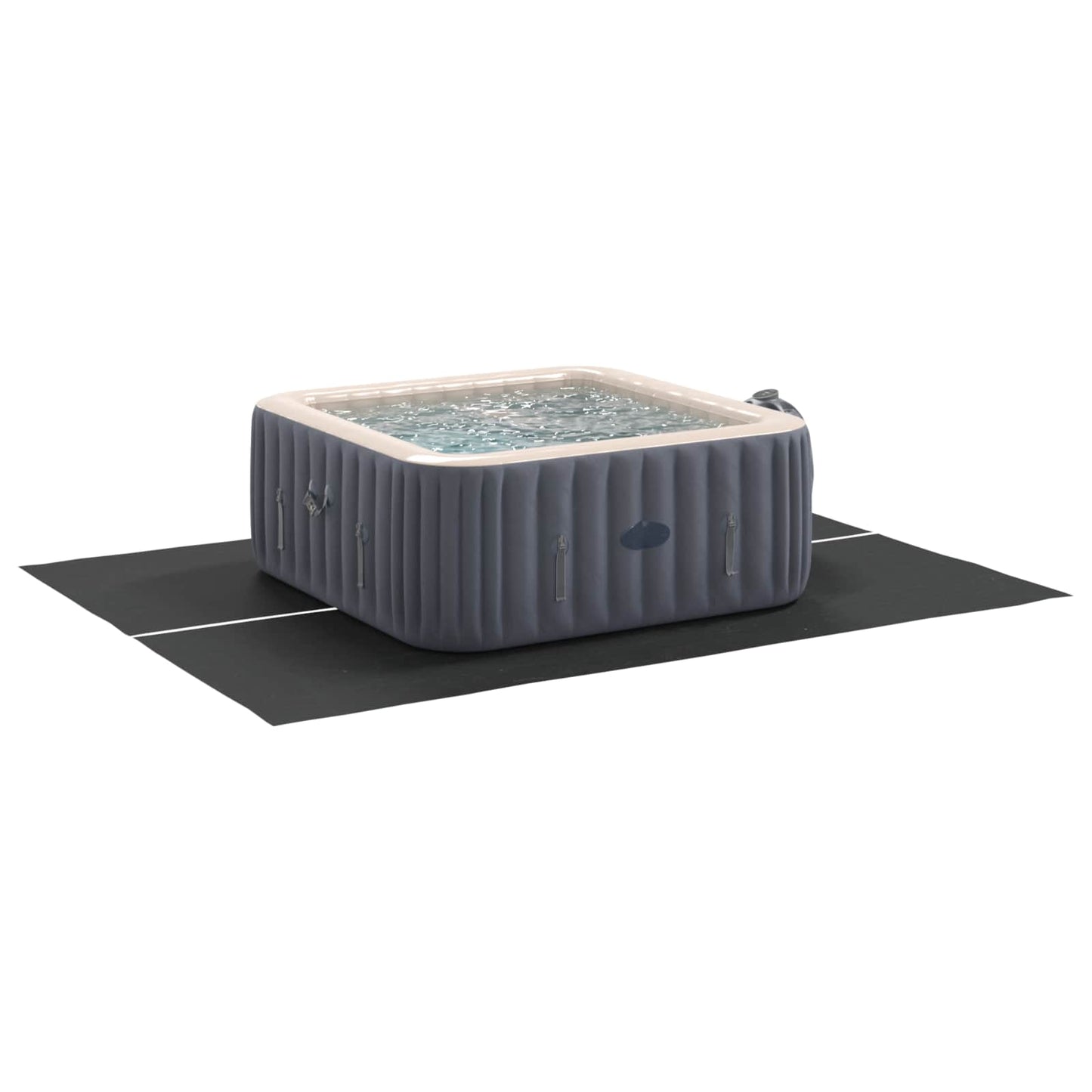 Pool Ground Sheet Black 300 x 220 x 0.1 cm Non-woven Fabric