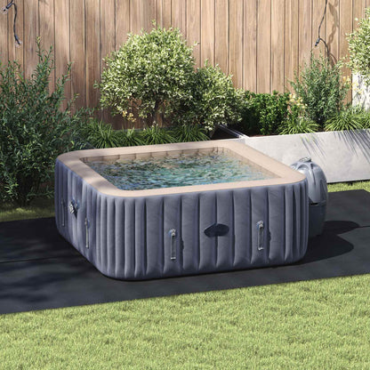 Pool Ground Sheet Black 420 x 220 x 0.1 cm Non-woven Fabric