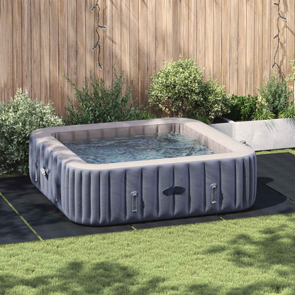 Pool Ground Sheet Black 550 x 280 x 0.1 cm Non-woven Fabric