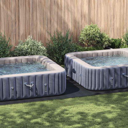 Pool Ground Sheet Black 640 x 321 x 0.1 cm Non-woven Fabric