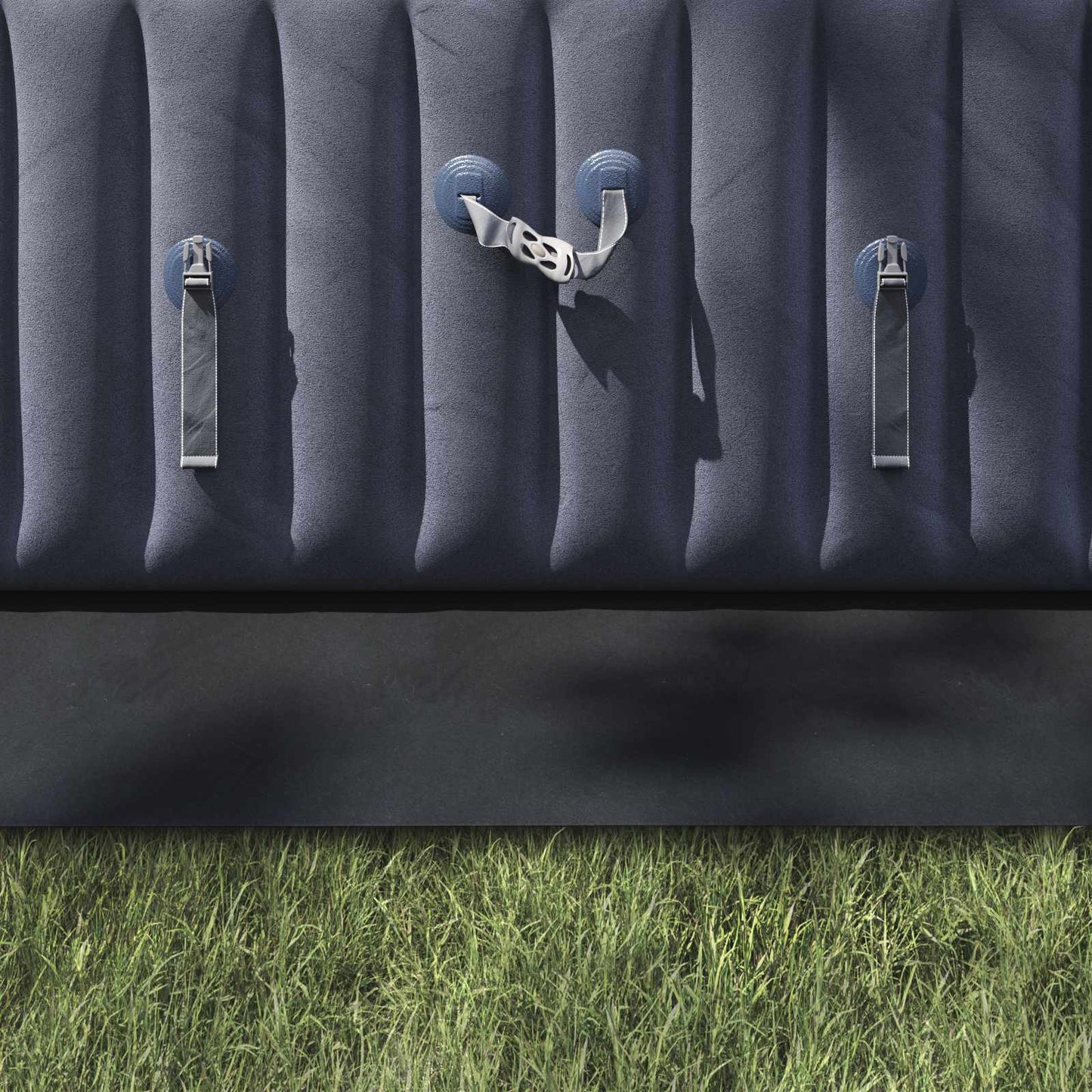 Pool Ground Sheet Black 640 x 321 x 0.1 cm Non-woven Fabric