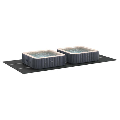 Pool Ground Sheet Black 750 x 372 x 0.1 cm Non-woven Fabric