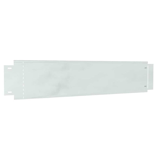 Lawn Fence 100 x 20 x 0.07 cm Galvanized Steel Galvanized Color