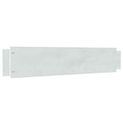 Lawn Fence Galvanized Color 100 x 20 x 0.07 cm Galvanized Steel