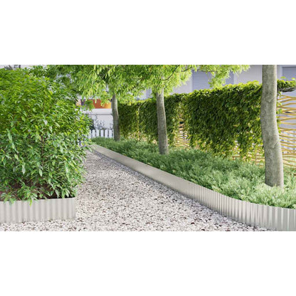 Lawn Edge Silver 1000 x 25 x 0.03 cm