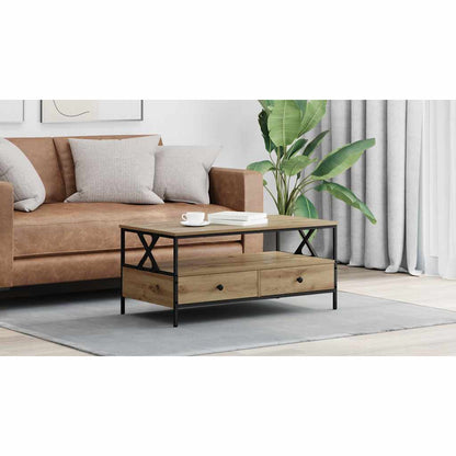 Coffee Table Artisan oak 100 x 51 x 45 cm Engineered wood