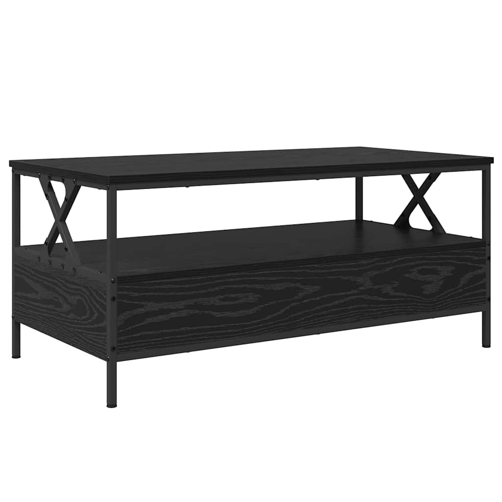 Coffee Table Black oak 100 x 51 x 45 cm Engineered wood