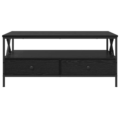 Coffee Table Black oak 100 x 51 x 45 cm Engineered wood