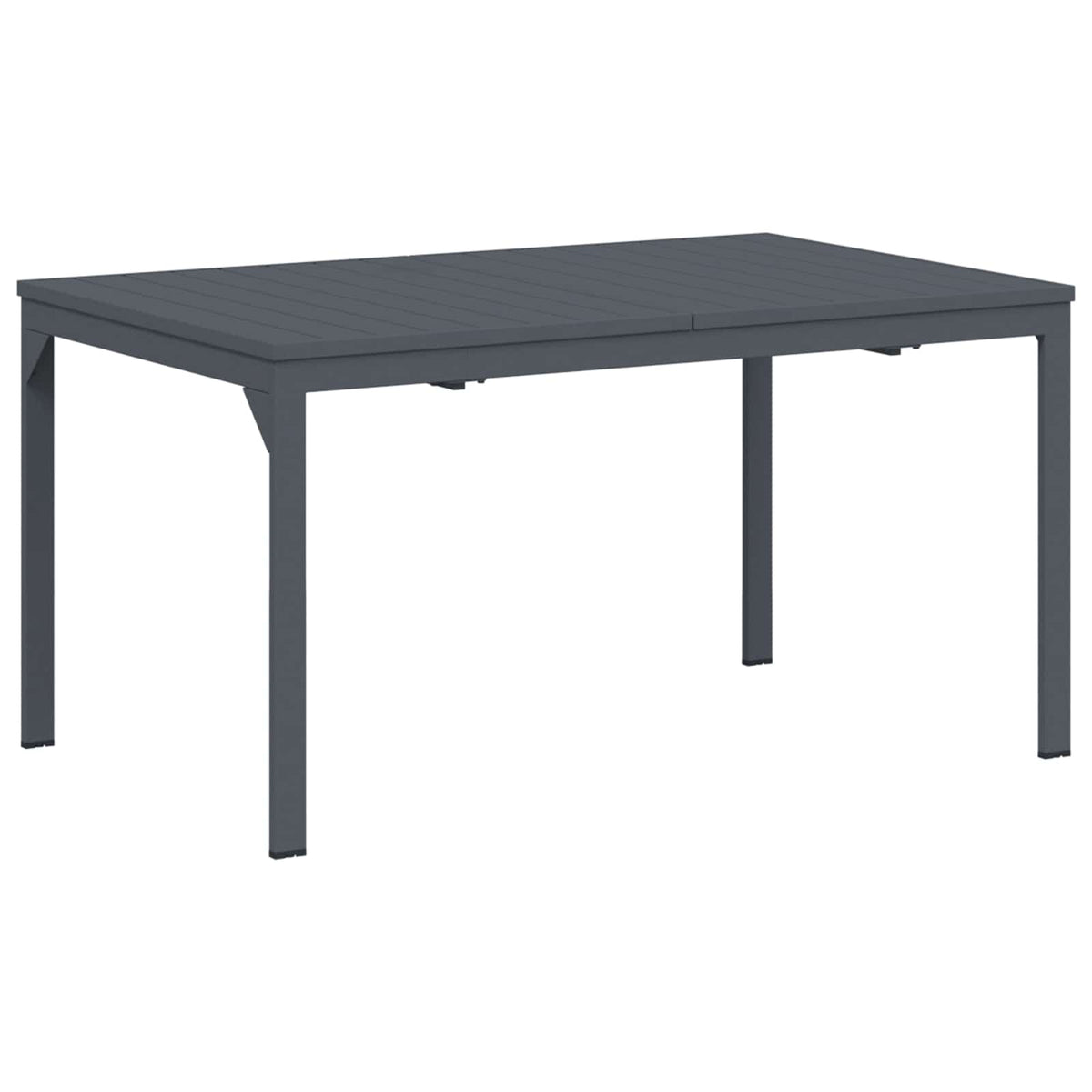Garden Dining Set 9 pcs Anthracite Powder-coated Steel